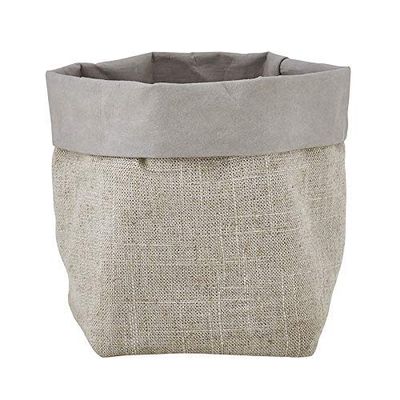 SB Designstudio Washable Paper Holder - Small - Grey Linen