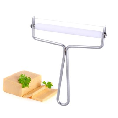 Cabilock 2pcs Stainless Steel Cheese Slicer and Efficient Cream Cutter Multi-purpose Kitchen Tools for Baking and Cooking Butter Scraper Comfortable Grip Handle