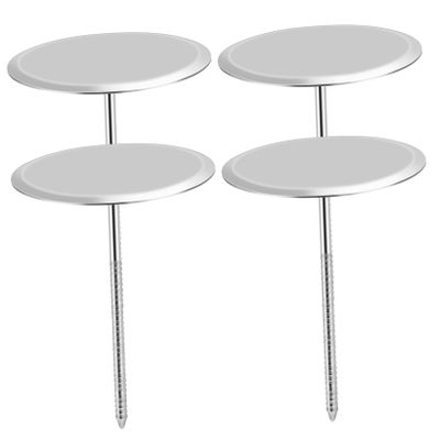 Cabilock 4 Pcs Cake Flower Decorating Nails Stainless Steel Baking Heating Core Rods Essential Tool for Professional Cake Decor