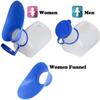 Unisex Potty Urinal for Car, Toliet Urinal for Men and Women, Bedpans Pee Bottle, with a Lid and Funnel, Mobile Toilet Plastic Portable Urinal for Camping Travel view 3