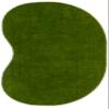 Joy Carpets GreenSpace 4' x 6' Jellybean Shape Artificial Grass Rug view 3