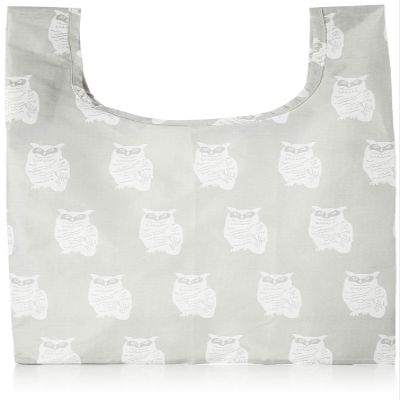 Bagu Baby Bagu Eco Bag, Pattern, Owl (Japanese Exclusive)