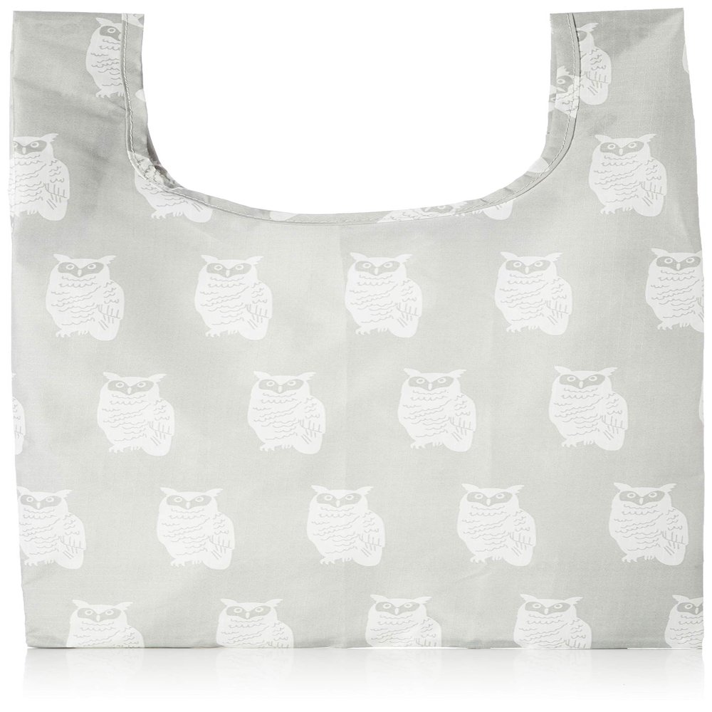 Bagu Baby Bagu Eco Bag, Pattern, Owl (Japanese Exclusive)