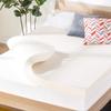 Best Price Mattress 4 Inch Ventilated Memory Foam Mattress Topper, CertiPUR-US Certified, Queen view 1