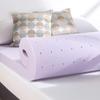 Mellow 4 Inch Ventilated Memory Foam Mattress Topper, Soothing Lavender Infusion, CertiPUR-US Certified, Full view 3
