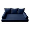 Prolinemax |SLIPCOVER ONLY|S3 Outdoor Daybed Mattress Bolster Backrest Cushion Covers Piped Trim Full AD101 view 2