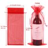 Shintop Organza Wine Bags 750ML, 14 1/3 x 6 1/3 inches Wine Bottle Gift Bags with Drawstring for Wedding Birthday Party Festival Gift Favors (3 Colors, 30pcs) view 2