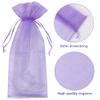 Shintop Organza Wine Bags 750ML, 14 1/3 x 6 1/3 inches Wine Bottle Gift Bags with Drawstring for Wedding Birthday Party Festival Gift Favors (3 Colors, 30pcs) view 3