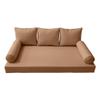 Prolinemax |SLIPCOVER ONLY|S3 Outdoor Daybed Mattress Bolster Backrest Cushion Covers Piped Trim Queen AD104 view 2