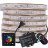 XUNATA RGB LED Strip Lights, 110V Color Changing Light Strip Dimmable with Remote, SMD5050 60 LEDs/M IP67 Waterproof Rope Lights for Holiday Party Festival Celebration Ambiance Lighting (46ft/14m) view 1
