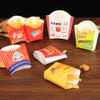 Cabilock 100pcs Disposable Box for Fries Portable Snack Holder Fresh Chips Pattern for Parties Picnics and Home Use view 3