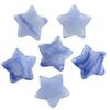 Rockcloud Pack of 4 Healing Crystals Star Shape Worry Stones Pocket Stone Hand Carved Ornamant Home Decoration, Blue Aventurine view 2