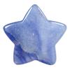 Rockcloud Pack of 4 Healing Crystals Star Shape Worry Stones Pocket Stone Hand Carved Ornamant Home Decoration, Blue Aventurine view 3