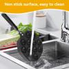 12 Holes Takoyaki Pan, Non stick takoyaki maker with Handle Aluminum Octopus Ball Pancake Maker for Pancake Balls, Round Pancakes view 3