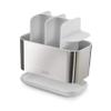 Joseph Joseph Bathroom Beauties 2-Piece Bathroom Sink Set with Toothbrush Holder and Soap Pump, Stainless Steel view 4