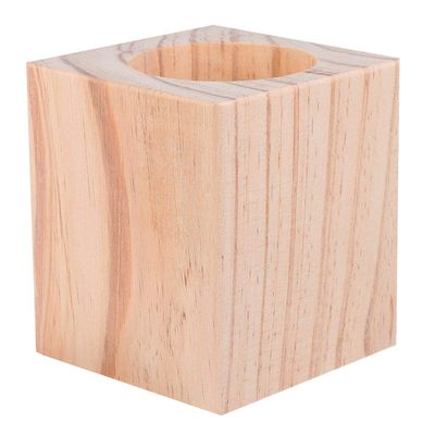 Garneck Adjustable Furniture Levelers Solid Pine Wood Table Riser 4 Level Heights