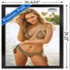 Trends International Sports Illustrated: Swimsuit Edition - Camille Kostek 20 Wall Poster, 14.725" x 22.375", Black Framed Version view 3