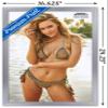 Trends International Sports Illustrated: Swimsuit Edition - Camille Kostek 20 Wall Poster, 14.725" x 22.375", Silver Framed Version view 3