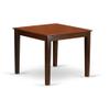East West Furniture OXGA3-MAH-32 3 Piece Dining Room Furniture Set Contains a Square Dining Table and 2 Light Beige Linen Fabric Upholstered Parson Chairs, 36x36 Inch, Mahogany view 3