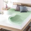 Best Price Mattress 4 Inch Egg Crate Memory Foam Mattress Topper with Calming Green Tea Infusion, CertiPUR-US Certified, Twin XL view 1