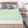 Best Price Mattress 4 Inch Egg Crate Memory Foam Mattress Topper with Calming Green Tea Infusion, CertiPUR-US Certified, Twin XL view 3