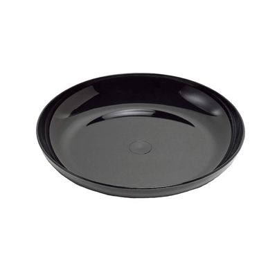 Event Decor Direct Oasis Lomey Dish - Designer Dinner Plates for Events - Weddings, and House Parties - Black - 6 inches - Set of 24
