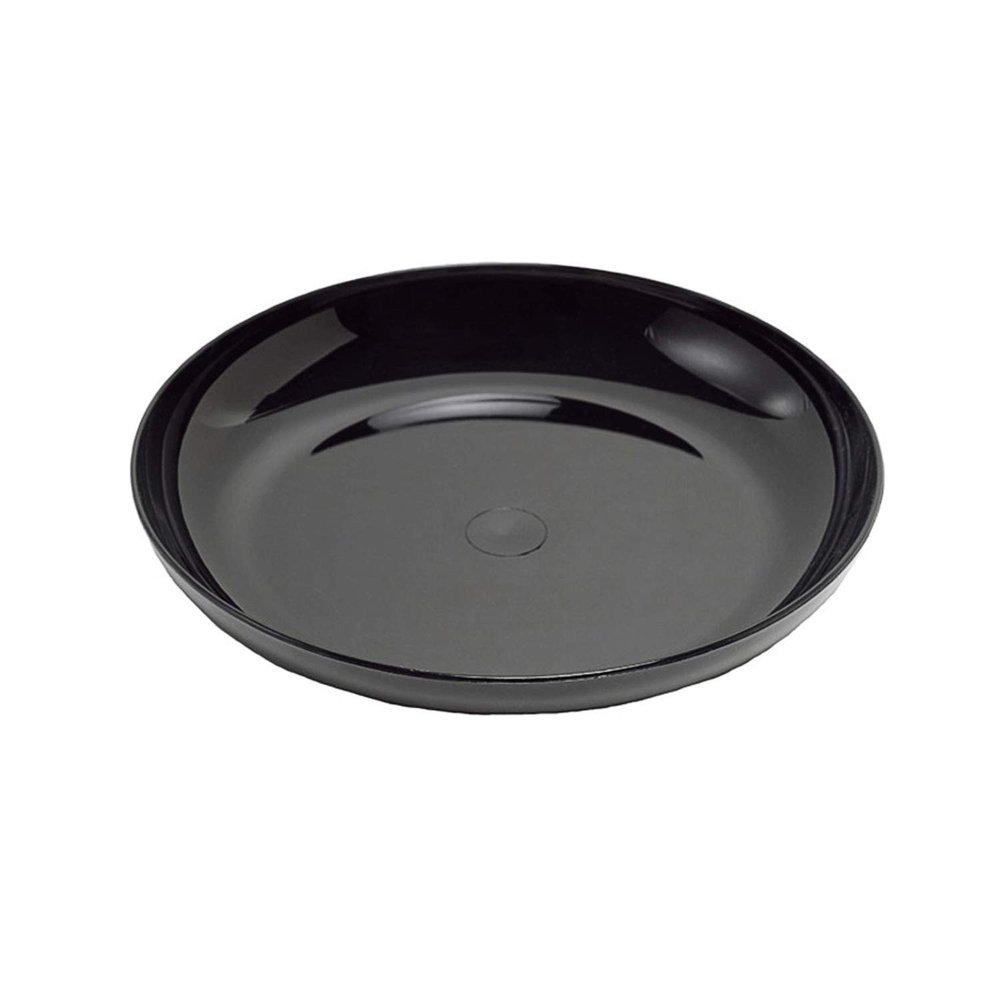 Event Decor Direct Oasis Lomey Dish - Designer Dinner Plates for Events - Weddings, and House Parties - Black - 6 inches - Set of 24