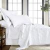 Levtex Home - 100% French Flax Linen Front/100% Cotton Back - King Quilt - French Flax Washed Linen - White - Quilt Size (106 x 92in.) view 3