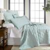 Levtex Home - 100% French Flax Linen Front/100% Cotton Back - King Quilt - French Flax Washed Linen - Spa - Quilt Size (106 x 92in.) view 3