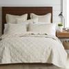 Levtex Home - 100% French Flax Linen Front/100% Cotton Back - King Quilt - French Flax Washed Linen - Natural - Quilt Size (106 x 92in.) view 1