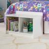 ClosetMaid Cubeical 149400 Heavy Duty Wood 2-Cube Storage Bench, White (2 Pack) view 2