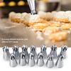 13 Pcs Cake Nozzle, Stainless Steel Piping Tips Nozzle for Frosting Cookie Cupcake Cake Decorating view 3