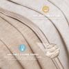 Elegear Revolutionary Cooling Blanket Throw Absorbs Heat to Keep Body Cool for Night Sweats, Arc-Chill 3.0 Cool Fiber Q-Max>0.5 for Hot Sleepers, Lightweight Summer Cold Blankets for Sleeping, Beige view 4