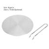 Induction Converter Heat Diffuser Plate, 9.4Inch Stainless Steel Simmer Plate Adapter Converter with Stainless Handle, Gas Electric Cooker Induction Hob Heat Cooking view 2