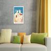 Greek Painter Fassianos Expo - Galerie Iolas - Vintage Art Exhibition Poster by Alekos Fassianos c.1975 - Bamboo Fine Art 290gsm Paper Print (Unframed) 24x32in view 4