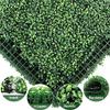 2/6/12 Plant Artificial Mat Greenery Wall Hedge Grass Fence Foliage Panel Decor (1 Pcs) view 2