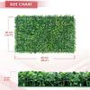 2/6/12 Plant Artificial Mat Greenery Wall Hedge Grass Fence Foliage Panel Decor (1 Pcs) view 3