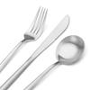 Bettlife Matte Silver Silverware Set, Stainless Steel Satin Finish, Flatware Cutlery Set for 4, 20-Piece Spoons and Forks Kitchen Utensil Set, Dishwasher Safe (Matte Silver, 20 P) view 3