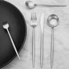 Bettlife Matte Silver Silverware Set, Stainless Steel Satin Finish, Flatware Cutlery Set for 4, 20-Piece Spoons and Forks Kitchen Utensil Set, Dishwasher Safe (Matte Silver, 20 P) view 4
