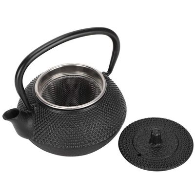 300mL Japanese Tea Kettle 10oz Cast Iron Tea Pot with Strainer Modeled for Home Office Yoga Tea Making or Decoration