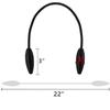 2Pcs Black Malleable Curtain Tiebacks Window Decor Bedroom Living Room view 2