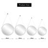 40cm(15.7) Circle Vanity Mirror Wall Round Hanging Decorative Mirror with Complete Kit for Living Room, Hallway,Bathroom(Black) view 2