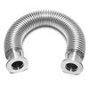 LAB OUTLET Vacuum Bellows Hose Metal KF-50,ISO-KF Flange Size NW-50, 304 Stainless Steel, Vacuum Corrugated Bellows Pipe Tube (800mm/31.49 inch) view 3