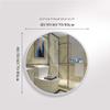 15.7-31.5 Circle Bathroom Wall Mirror Modern Metal Framed Makeup Mirror 2.8CM Thick for Vanity Bedroom Dressing Room,3 Colors view 3