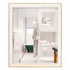 50x70CM Rectangle Retro Dressing Mirror Rustic Accent Mirror Bathroom Makeup Mirror Hanging in Vertical or Horizontal view 1