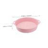 Sand Mesh Garden Sieve Sifter Sieves Plastic Sifting Pan with Handle for Home Plant Gardening Tool Pink Succulent Sieve view 2