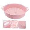 Sand Mesh Garden Sieve Sifter Sieves Plastic Sifting Pan with Handle for Home Plant Gardening Tool Pink Succulent Sieve view 4