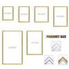 50x70CM Rectangle Retro Dressing Mirror Rustic Accent Mirror Bathroom Makeup Mirror Hanging in Vertical or Horizontal view 2