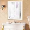 50x70CM Rectangle Retro Dressing Mirror Rustic Accent Mirror Bathroom Makeup Mirror Hanging in Vertical or Horizontal view 3