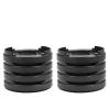 Greensen 0.59 Inch Furniture Riser, 8 pcs Plastic Non-Slip Bed Riser Heavy Duty Furniture Riser for Sofa Table Chair Bed Furniture Frame Risers Create Under Bed, Black view 4